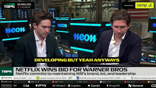 Netflix rejected a $12M offer from Bezos in 1999. 

Blockbuster "laughed [Netflix] out of the room" when Netflix offered to sell to them for $50M. 

Today they announced their acquisition of Warner Bros, and have a market cap of $426B. 