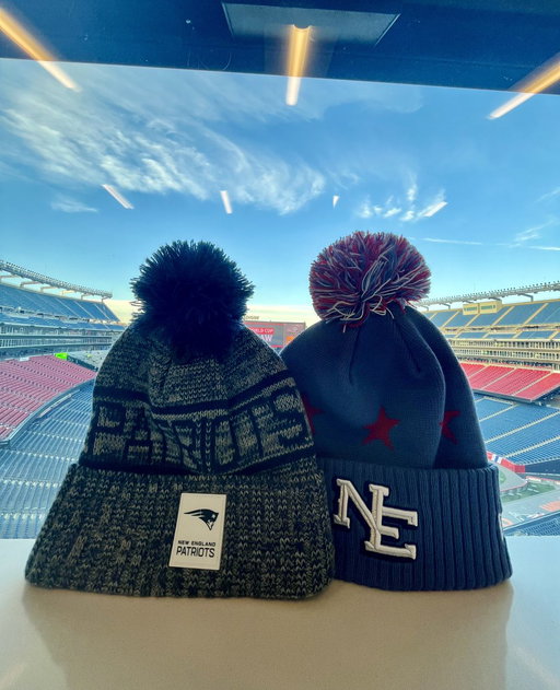 12 Days of Giveaways day 6! RT/ follow for a chance to win these warm and cozy Patriots hats ❄️ 