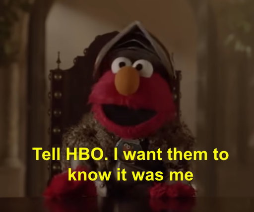 To recap: 

• HBO Max doesn't renew deal with Sesame Street
• Netflix picks up Sesame Street
• Netflix announces it's buying HBO Max

Elmo's out here playing 3D chess 