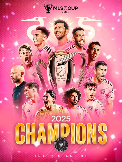 Kings of MLS. 👑

@InterMiamiCF are the 2025 MLS Cup pres. by Audi CHAMPIONS. 