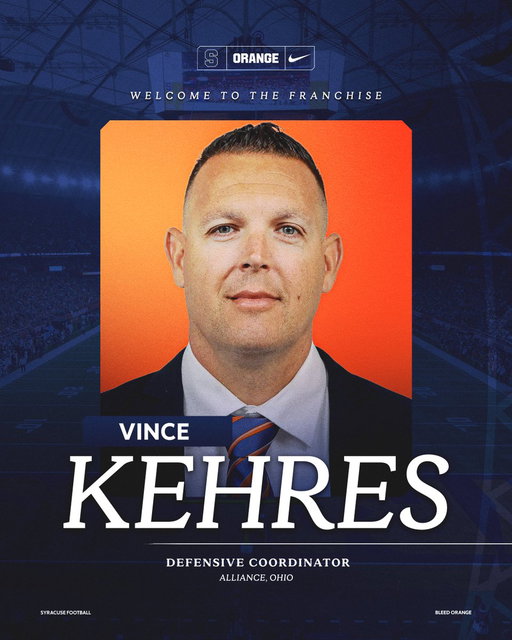 GOT ‘EM 🍊🎯

We have hired 2x National Champion @vkehres as our new Defensive Coordinator. 