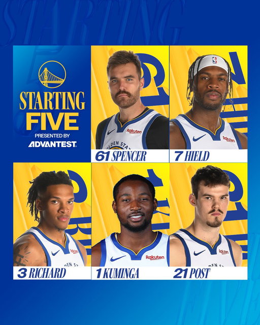 First career start for No. 61. 