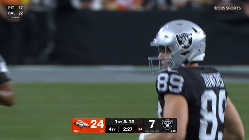Pickett 🚀 Jackson 

#DENvsLV | 📺 CBS 