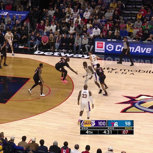 LeBron James drained FOUR STRAIGHT clutch shots to beat the Sixers tonight

How quickly they forget. 