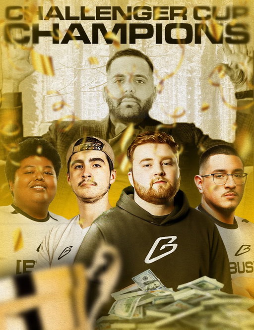 WE ARE YOUR @CODLeague CHALLENGERS CUP 1 CHAMPIONS 🏆

GGs @CABALGGs we win 4-1

Thank you to the BUSH community and all the new and old #unshaven fans. Wouldn’t be possible without your support! 