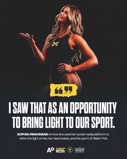 Sophia is growing the game through her following🙌👏🤽 