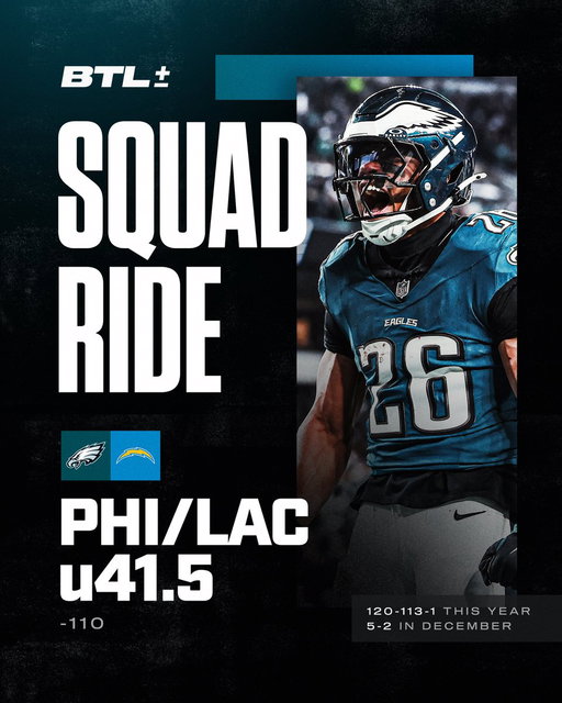 A good ole primetime snoozefest 💤

Drop a like if you’re tailing 🚂

#FlyEaglesFly | #BoltUp 