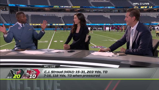 Ryan Clark reacts to C.J. Stroud in his win against the Chiefs 💪 