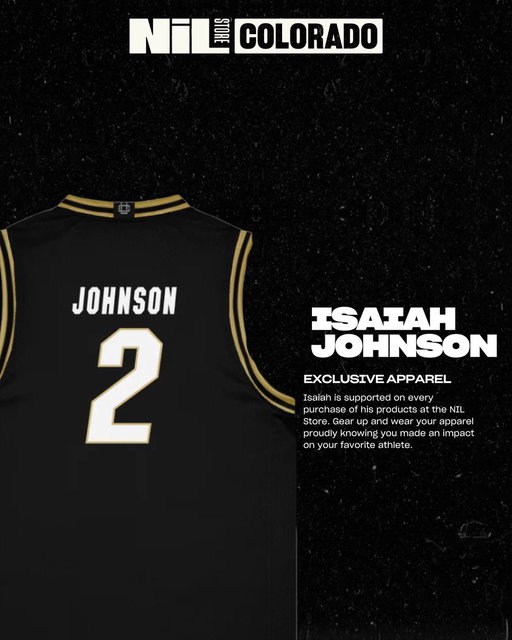 BUFF NATION, LET’S RUN IT UP 🖤💛
Grab your Isaiah Johnson gear!! today he and every athlete in our store earns an extra 10% on every sale. Show love to your athlete!! 

https://t.co/IwzLqHj1V6

#TheNILStore #cubuffsmbb #coloradombb #skobuffs #isaiahjohnson #skobuffs 