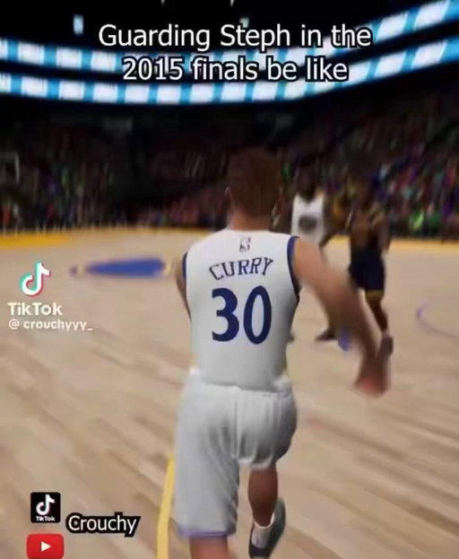 Guarding Steph be like 😭 