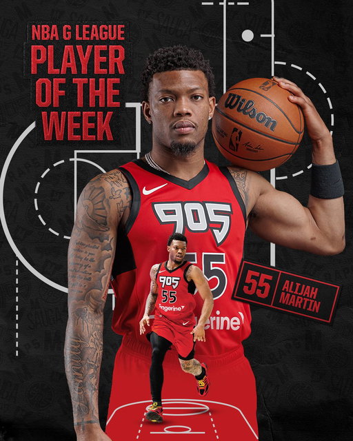 Introducing the @nbagleague Player of the Week, Alijah Martin🔥

26.8 PTS / 4.7 REB / 2.3 AST through games played from Dec.1-Dec.7 