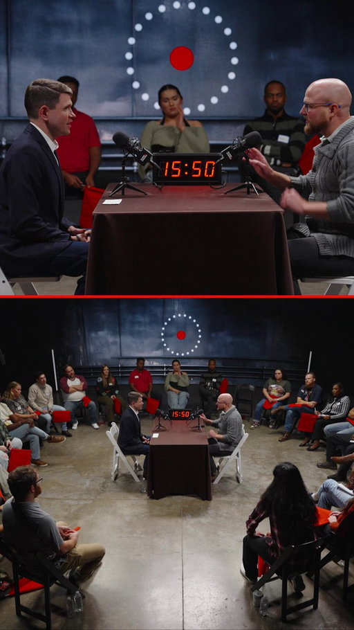 James Talarico faces 20 Undecided Texas Voters, this Sunday on #surrounded @jamestalarico 