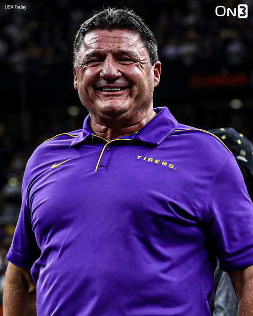 NEW: Ed Orgeron to @BussinWTB on the SEC paying players before NIL:

“Back then, we used to walk through the back door with the cash. Now, we just got to walk through the front door with the cash.” 🤣

https://t.co/AMzDPhyXOY