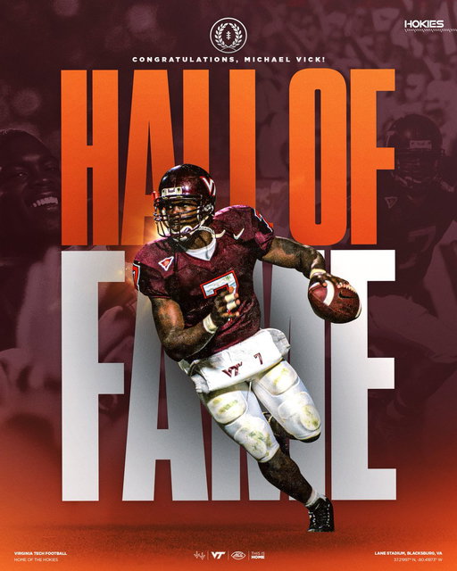 A Hokie legend 🏆

Congratulations, @MichaelVick !

#ThisIsHome 