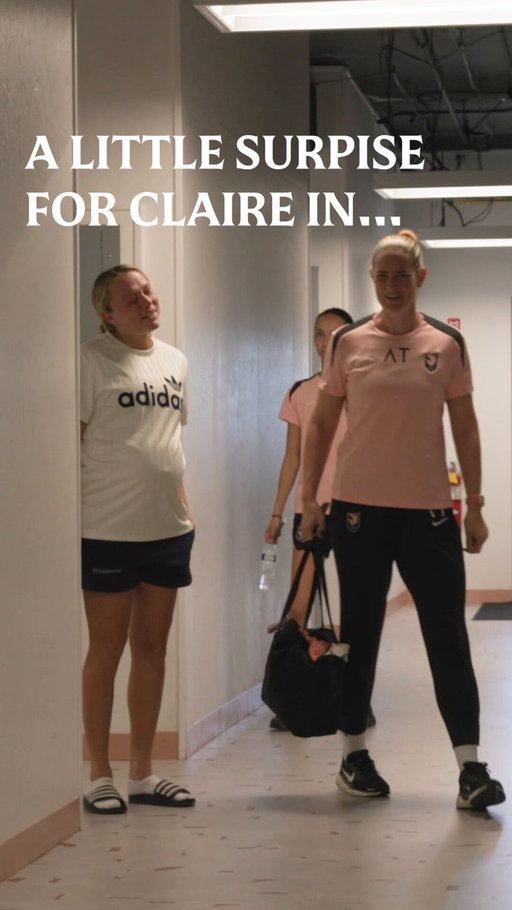 A little surprise for our soon-to-be mum, Claire Emslie.
We’ve upgraded mother’s room, a space designed to support and celebrate our players through every stage of life.
We’re proud to create an environment where parents and parents-to-be can thrive on and off the pitch. 