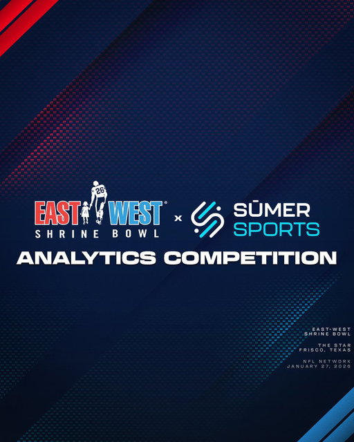 NEW: East-West Shrine Bowl x SumerSports Analytics Competition 📊🔢

An NFL data and analytics competition that lets anyone in the world have a chance to showcase their models and present to NFL decision makers at the East-West Shrine Bowl. Show how your ideas can help evaluate players and see the game differently.

Learn more and join the competition! https://t.co/O2Hd4V0dge