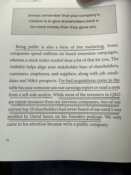 Holy shit. From Brad Jacobs new book: 
