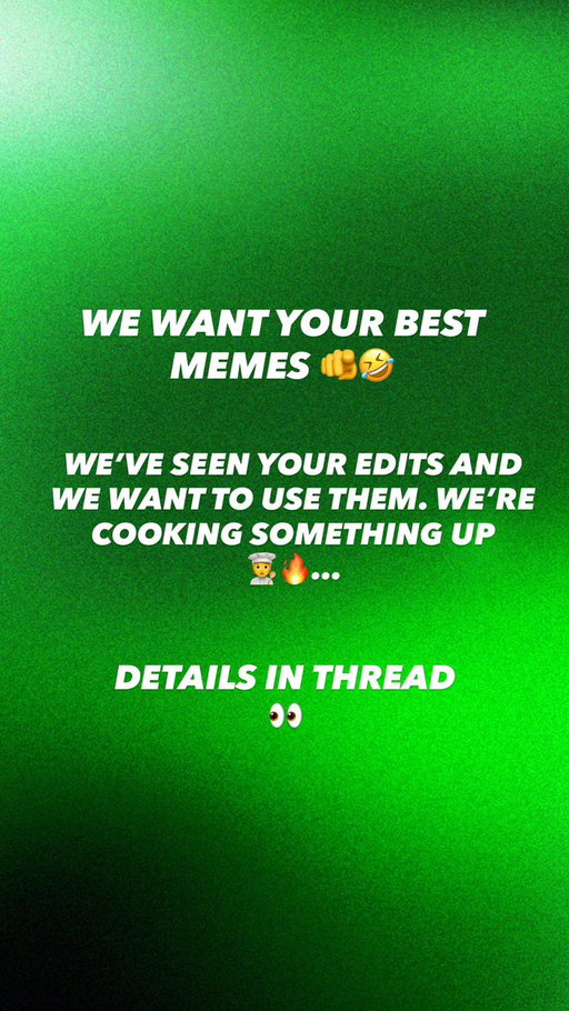 We’re cooking up an edit and need your help. Leave your best Stake F1 Team KICK Sauber memes in the comments below for a chance to feature in our end of season content. 💚👀 