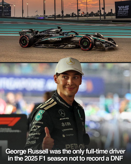 ❌ No retirements for Russell in 2025! 

The only other driver with no DNFs to his name this season was Colapinto - who started his season from Imola. 

💻 @f1statsguru 