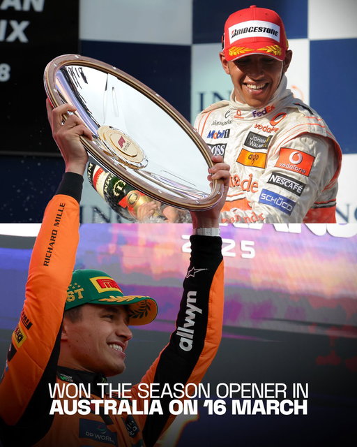 Two champs, two similar journeys to the title 🧡🤝

#McLaren 