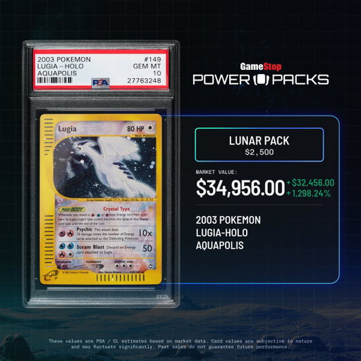 The Lugia Holo PSA 10 has been pulled and kept. 
