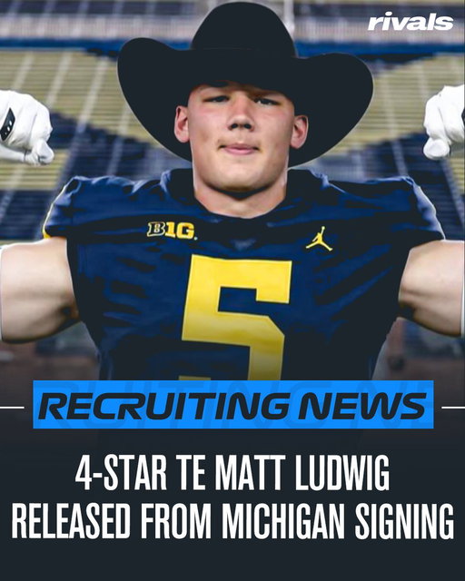 Billings (Mont.) West four-star TE Matt Ludwig tells @Rivals he's been released from his Letter-of-Intent: https://t.co/VwMLoRpibF 