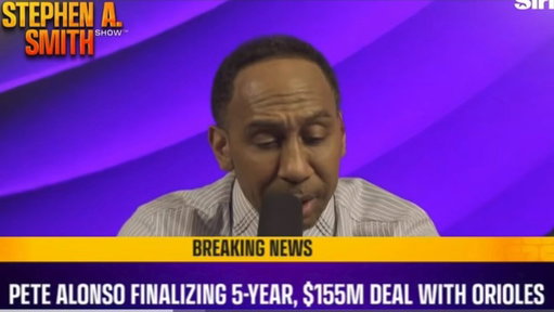 Stephen A Smith said Pete Alonso "got hurt and only played in 57 games his 2nd season", when really it was the 60 game shortened COVID season 😂😂 