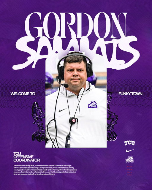 Welcome to Funky Town, @CoachSammis!

🗞️ » https://t.co/bbs1STp3z6

#GoFrogs 🐸 #ForTheWorthy 
