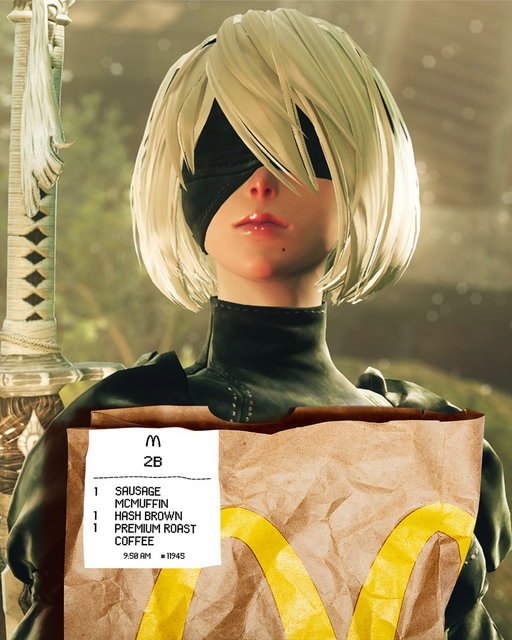 thank goodness mackerel isn’t on the mcdonald’s breakfast menu @NieRGame 