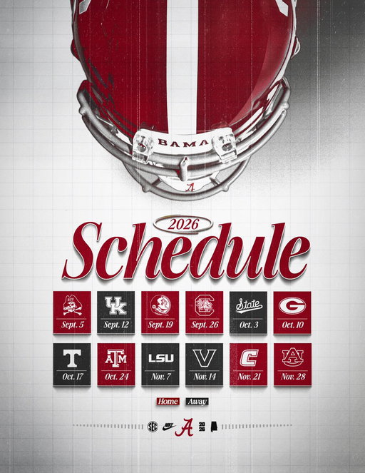 2026 Schedule! 💪🏈🏟️ 