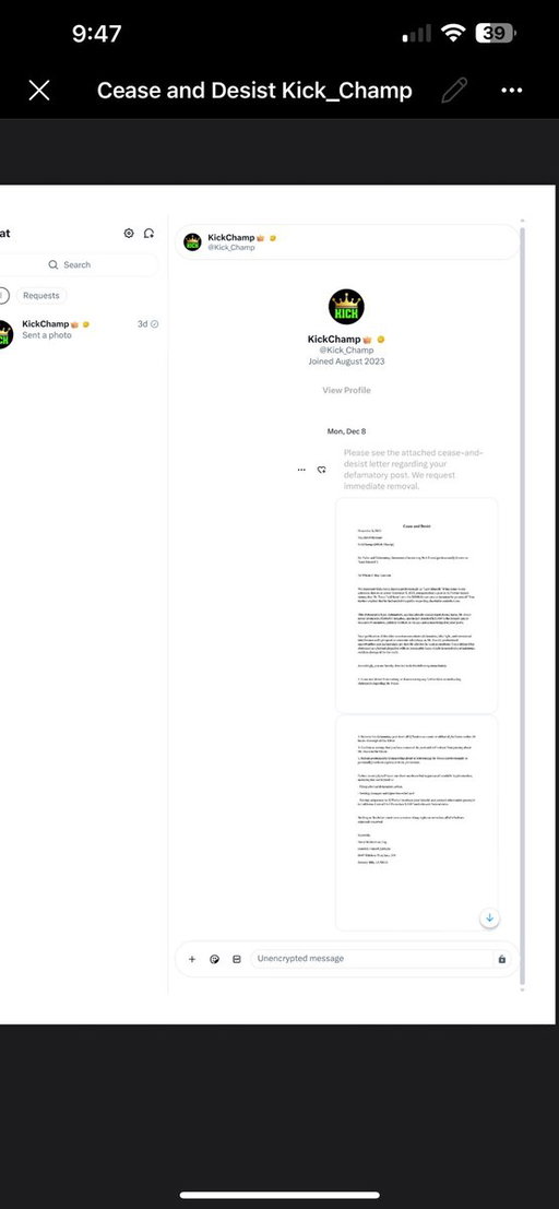 @Kick_Champ was sent 3 days ago, thanks for posting this now you can’t claim you never saw it 😀 