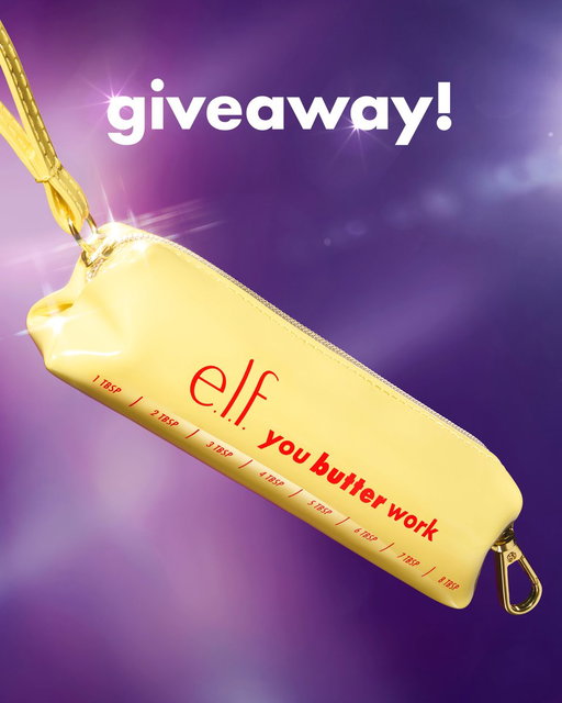 #GIVEAWAY: Your lip combo is about to get even BUTTER! 🧈 We’re giving away everything you need for the perfect pout. 💋

TWO lucky winners will each receive:
💄 You Butter Work Lippie Bag Charm 
💄 Glow Reviver Melting Lip Balm in Candied Cranberry
💄 Cream Glide Lip Liner in a shade of your choice

How to enter:
1️⃣ Follow @elfcosmetics 
2️⃣ Like this post
3️⃣ Leave a 💋 emoji in the comments and tag a bestie!

Giveaway starts NOW and ends December 17th at 11:59 p.m. PT. NO PUCH NEC. Open to 18+ 50 US/DC. The winner will be chosen at random and contacted via direct message. Void where prohibited. Rules: [https://t.co/KIOLNSIL3a]