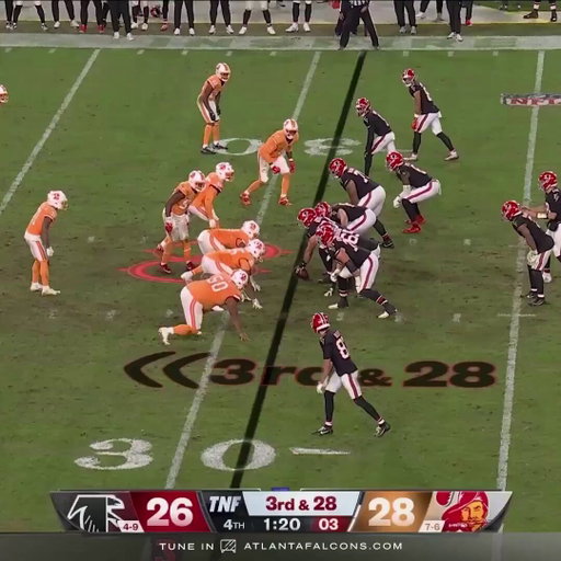 3rd and 28 😉 