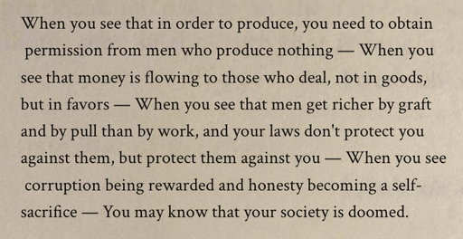 Can you believe Rand wrote this 70 years ago?? 