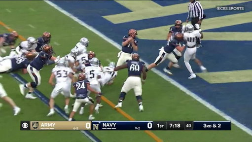 Horvath gets it started for Navy on the opening drive! 
