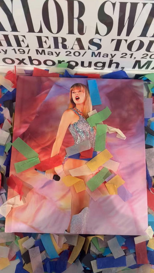 In honor of Taylor’s birthday, we’re giving away real Eras Tour confetti, the Eras Tour book, and Foxborough Eras Tour poster!! Follow/RT to enter! 
