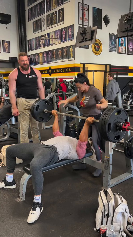 Great workout with this Beast . Stay tune for the full workout on my YouTube 