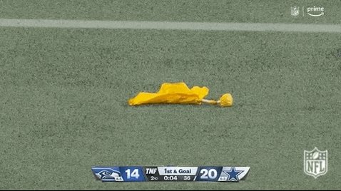 The #Panthers may have caught a break as the #Saints decided to through on a 4th &amp; 1 and Tyler Shough couldn't convert on the scramble.

The #Flagfest game has more plot twist then the Walking Dead. 