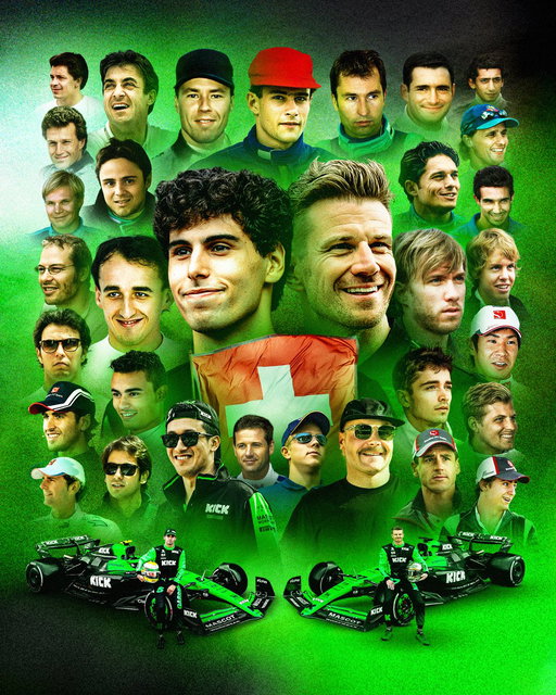 This is Sauber. This is our history. We couldn't have done what we have without all of these drivers. It has been a privilege to be a part of all of their journeys 💚❤️ 