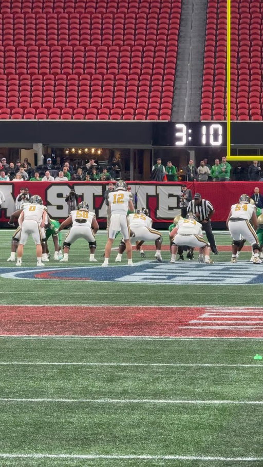 The early celebration might’ve cost em a touchdown here. 