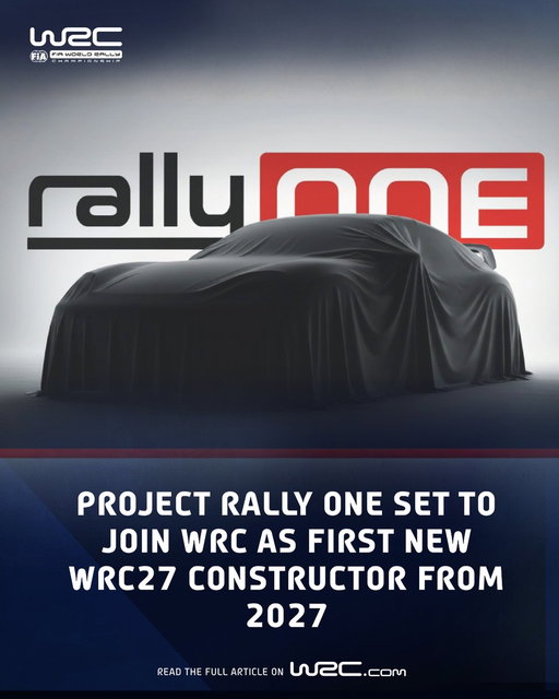 A new name is coming to the WRC.

Project Rally One is confirmed as the first new Constructor of the WRC27 era from 2027 🚀

https://t.co/x0hwtDvXjj 