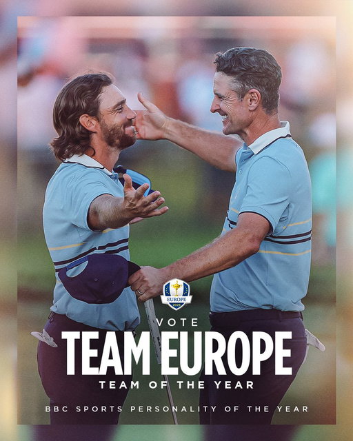 Have you voted for Team Europe yet? 🇪🇺

Vote here: http://rc.golf/SPOTY2025 