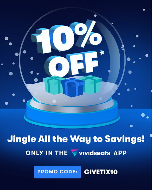 Don’t sweat shipping cut off, gift them tickets! We’ll even send a printable gift certificate straight to your inbox. Here’s our gift to you, use code GIVETIX10 at checkout in-app for 10% off your next purchase, now through 12/21! 