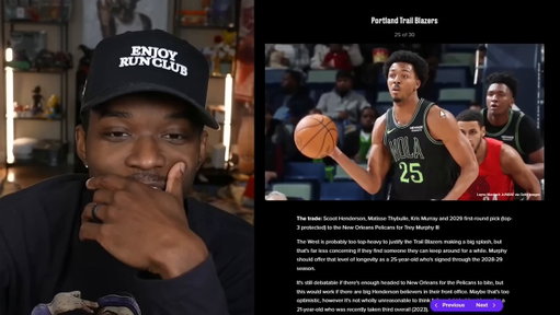 Kenny Beecham's reaction to this trade:

"I just don't think it's enough [for New Orleans]...pass" 