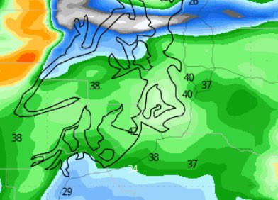 🏈☔️🌬️ The most interesting weather game of NFL Week 16 comes right out of the gate on #TNF 

Multiple models are showing a brief period of powerful winds pregame and through kickoff, gusting around 40mph (and even stronger pregame).

Those winds taper off a bit as the game goes on, but it could make for a difficult start.

There’s also some rain chances, though at the moment I’m more concerned with the wind.

I’ll be watching it closely and updating here: https://t.co/0PT4kUkmSx