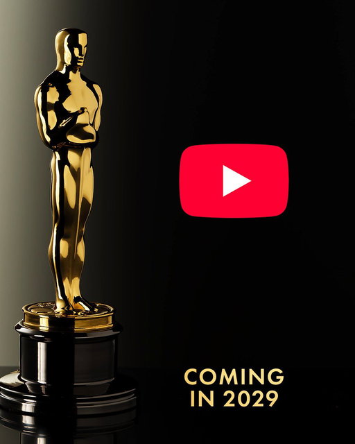 Film’s biggest night is headed to @YouTube, starting 2029. 