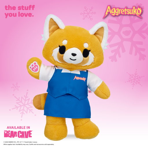 Need to vent this holiday? Rock out all season long with Aggretsuko™! This @sanrio red panda works as an accountant by day and lets out her work frustrations singing karaoke by night! Her online exclusive bundle makes the perfect gift and is now available in The Bear Cave.

US: https://t.co/HnfONJuXu2
UK: https://t.co/HnfONJuXu2