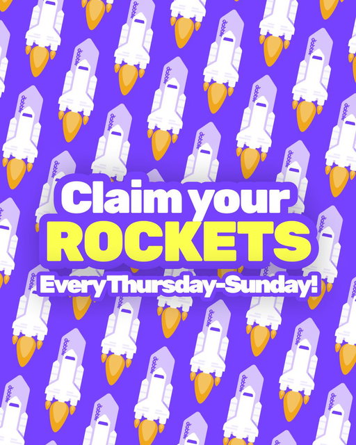 Claim your MULTIPLIER BOOSTS every Thursday-Sunday 🚀🚀🚀 

Just open up the Dabble app and BOOM get ready to takeoff with a rocket! 

Ts&amp;Cs do apply. 