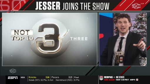 RT @SportsCenter: From YouTube to SportsCenter 👏 

@Jesser took over 'Not Top 10' 🤩 