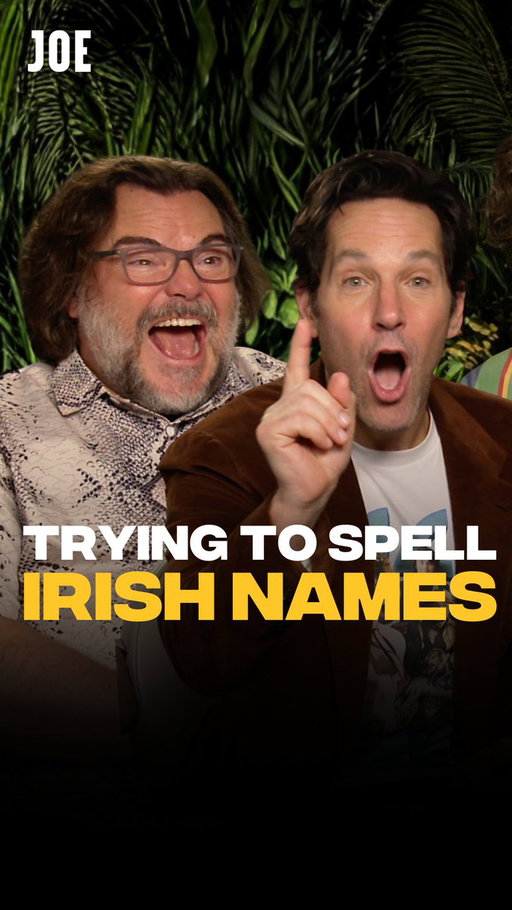 Paul Rudd can SPELL 🇮🇪😂

#Anaconda is hitting cinemas on 26th December 2025 - in both UK &amp; Ireland.

🎥 Watch full video: http://youtu.be/35x2xIsKB78

#AnacondaMovie #PaulRudd #JackBlack #ireland @Anaconda_Movie 